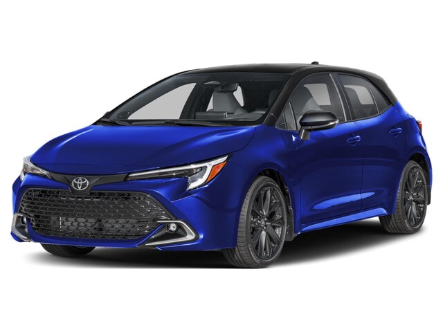 2025 Toyota Corolla Hatchback Blue Crush Metallic/Midnight Black Metallic