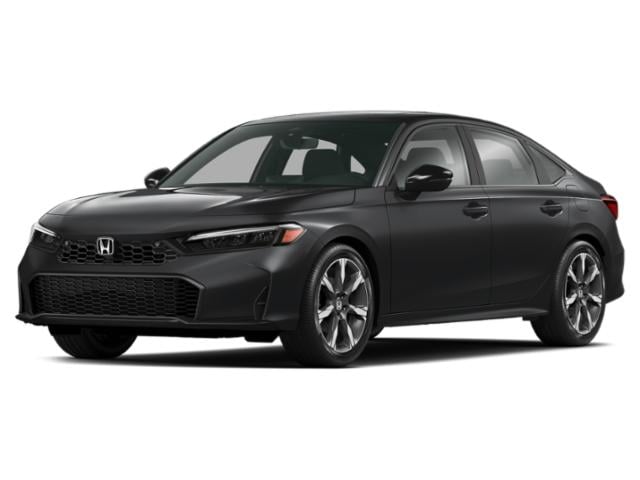 2025 Honda Civic Sedan Hybrid Crystal Black Pearl