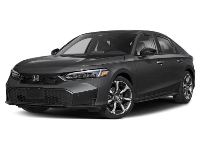 2025 Honda Civic Hatchback Hybrid Crystal Black Pearl