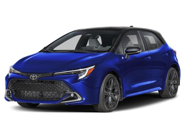 2025 Toyota Corolla Hatchback Blue Crush Metallic/Midnight Black Metallic