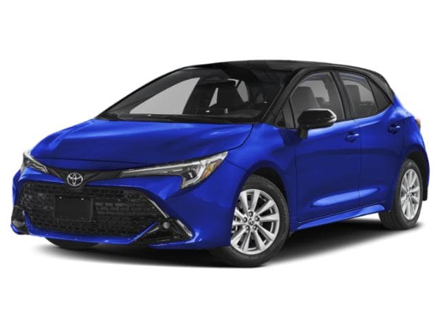 2026 Toyota Corolla Hatchback Blue Crush Metallic/Midnight Black Metallic