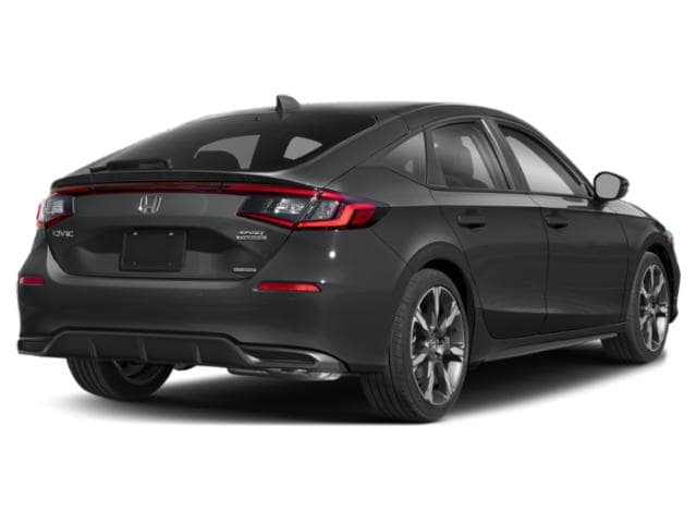 2025 Honda Civic Hatchback Hybrid Crystal Black Pearl
